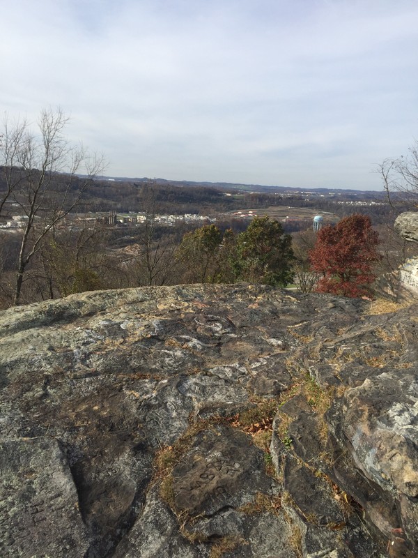 On top of Sky Rock, miles of the Morgantown area are visible. Photo taken November 11, 2017.