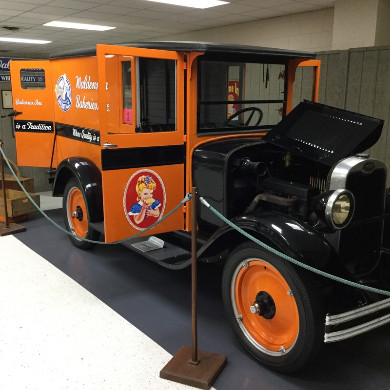 A truck from the local bakery.