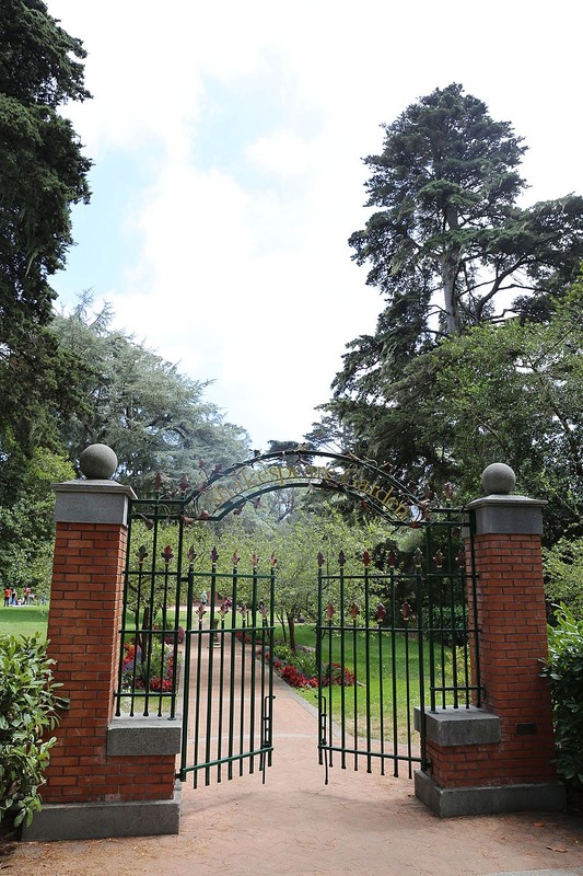 Entry gate to the Shakespeare Garden, Golden Gate Park 