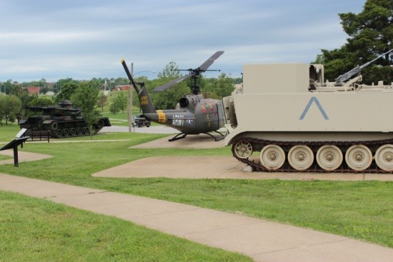 Military Vehicle Complex - image features armored vehicles and a Huey