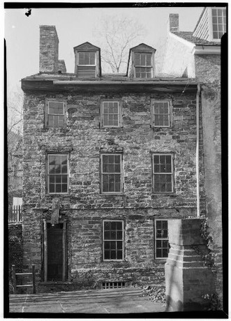 The Harper House in the mid-twentieth century. A porch was added sometime after this.