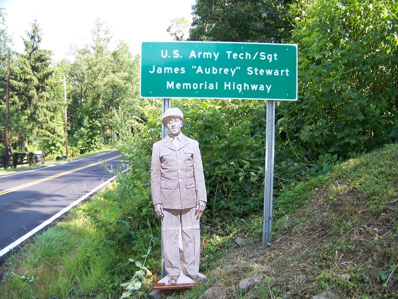 U.S. Army T/4 Sargent James Aubrey Stewart Memorial Highway
U.S route 46 East in Piedmont, WV