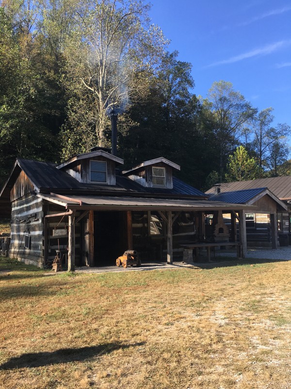 The Heritage Farm Blacksmith forge is roughly modeled on a mid-1800s forge, although some items date as late as the early 1900s.