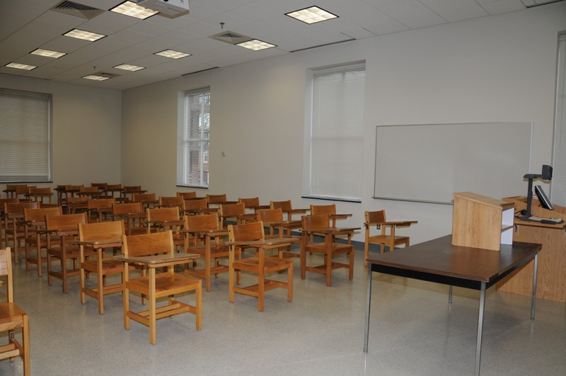 Fulton Hall classroom, 2010