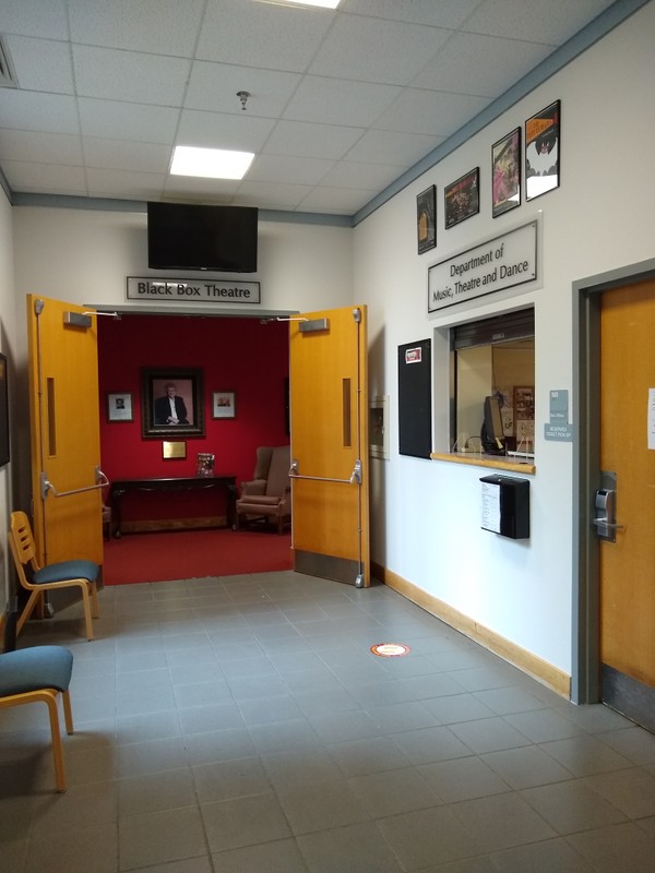 Box Office and entrance to the Black Box Theatre, 2020