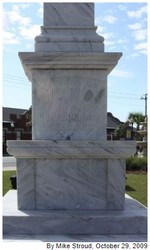 Waycross Confederate Monument- North face