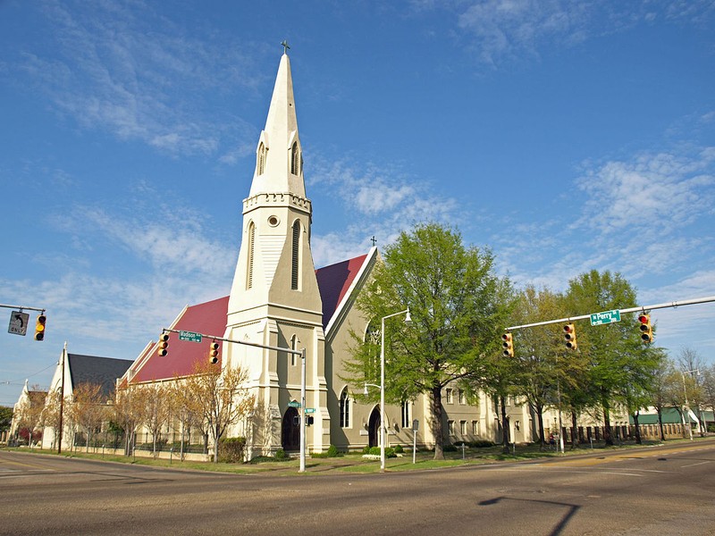 St. John's Episcopal Church was built in 1855 and was where Confederate President Jefferson Davis and his family worshipped during the early months of the Civil War.