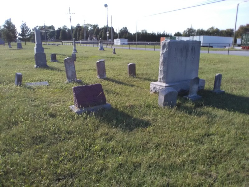 General view of Cedar Hill Cemetery, 2017.