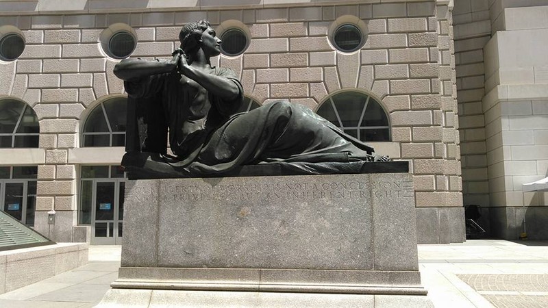 Statue, Sculpture, Pedestal, Grey