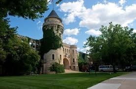 The entrance to the University of Minnesota Armory 