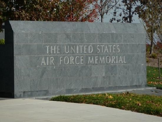 The entrance at the U.S. Air Force Memorial