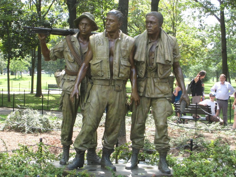 Front view of The Three Soldiers