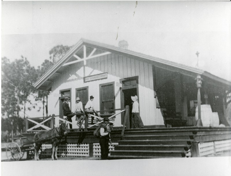 Palm Harbor Depot, Palm Harbor, Florida, 1906. 