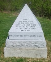 Memorial Stone Located in front of the museum.