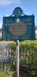 Blue Star Memorial Highway Historical Marker