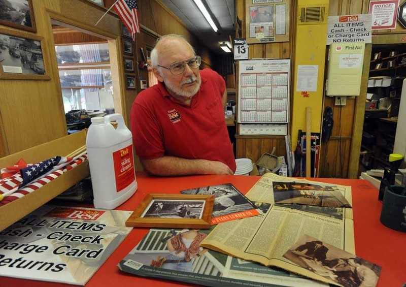 Don Evans, grandson of original founder Gus Evans. The company remained in family hands until closing in 2012, after 83 years in business.