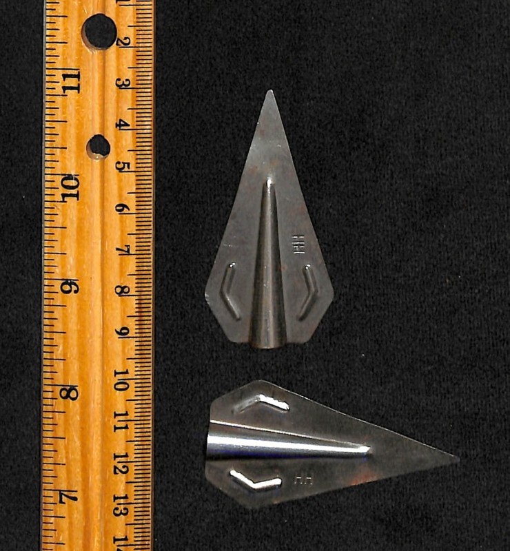 Forms for casting broadheads