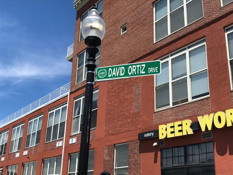 David Ortiz Drive sign