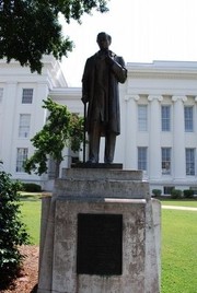 The statue is located on the grounds of the Alabama State Capitol. Photo: Brandon Fletcher, via the Historical Marker Database