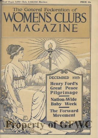 An early GFWC magazine circulated to its members. Courtesy of the General Federation of Women's Clubs.