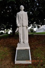 The Albert L. Patterson statue is located on the north end of the Alabama State Capitol building. 