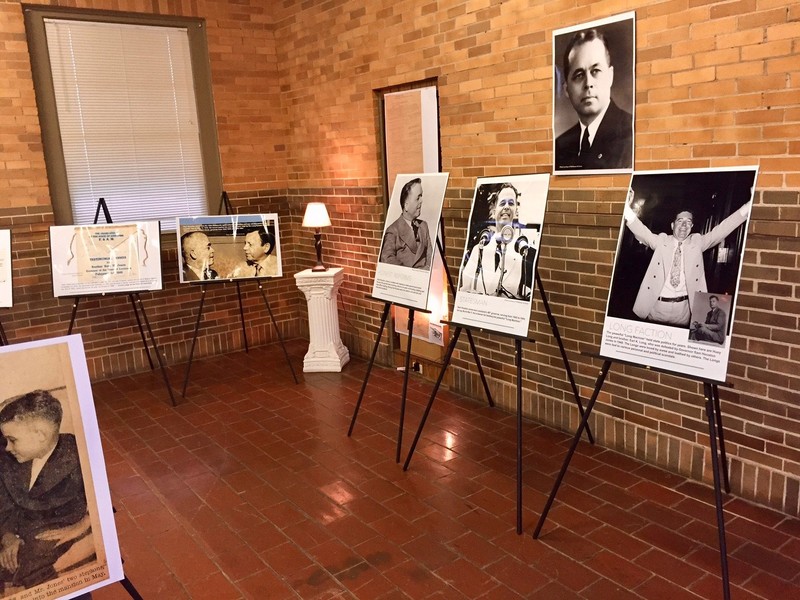 An early 2018 exhibit on former Governor Sam Houston Jones.