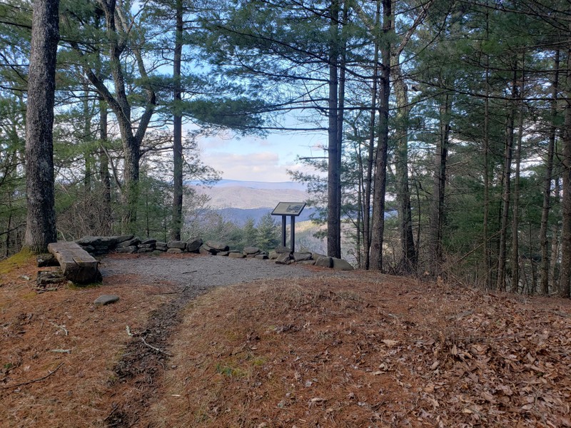 Another plaque and overlook