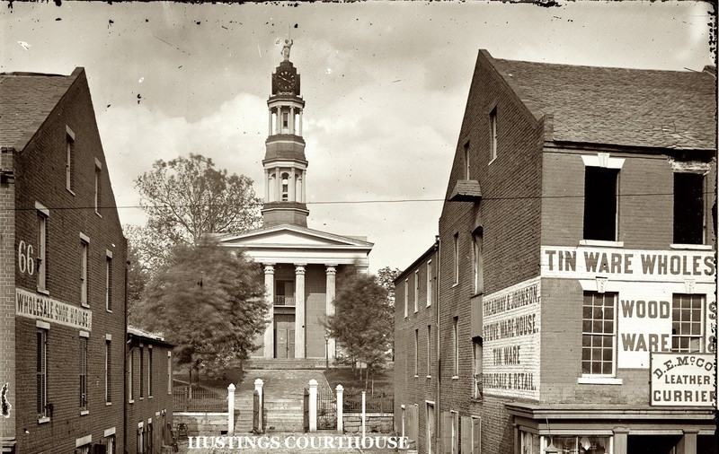 Petersburg Hustings Courthouse, historical photo