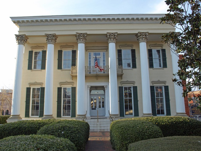 The Murphy House is one of the finest historic homes in the city. It houses the office space for the city's water works department.