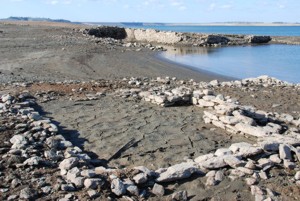 Some of the foundations of Mormon Island revealed 