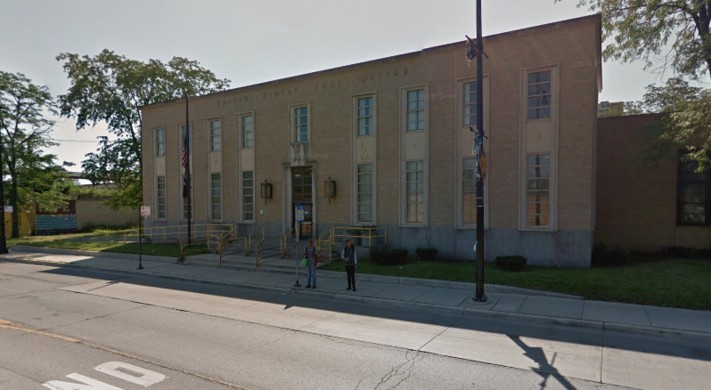 Englewood Wood Post Office in Chicago, Illinois.