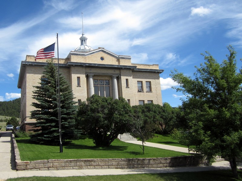 The Granite County Courthouse was built in 1913 and is a good example of Neoclassical architecture.