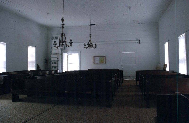 The Interior of the church facing the southside of the building.