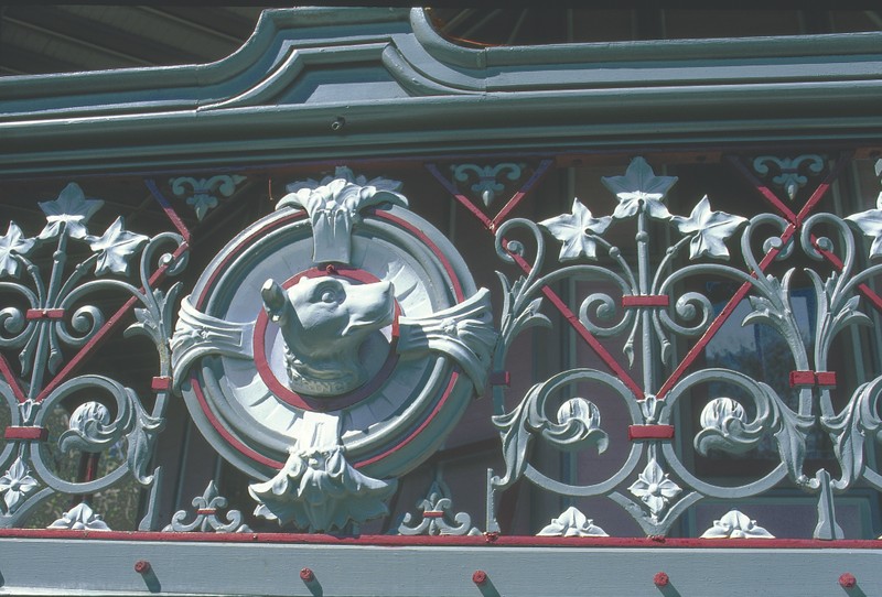 Ornamental Medallion on the Veranda Railing