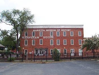 Kennesaw/Fletcher House now houses the Marietta Museum of History