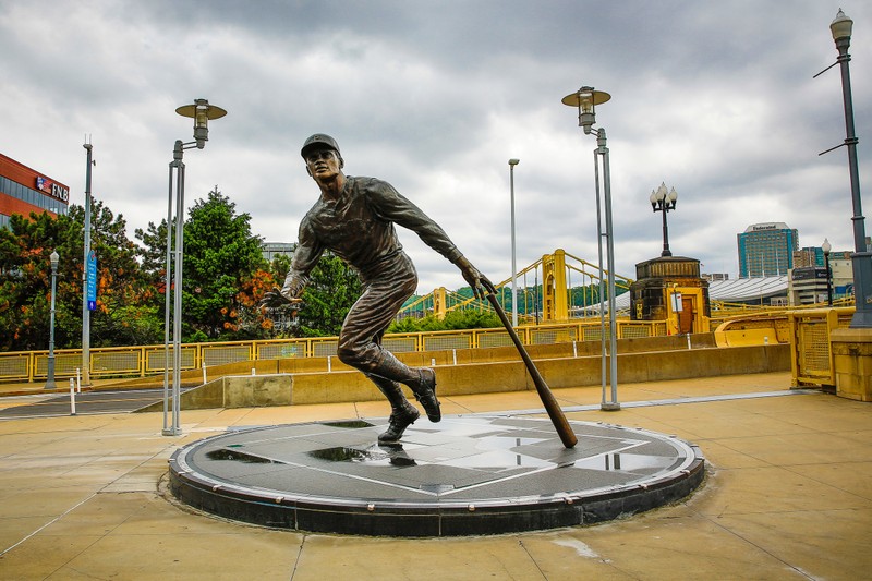 Pittsburgh - PNC Park: Roberto Clemente statue, This statue…