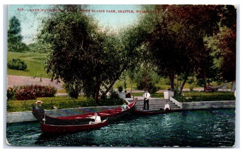 Postcard of Denny Blaine in the early 1900s