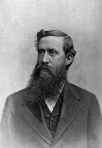 Portrait of Elliott Coues (1842-1899). Unknown photographer, courtesy of Wikimedia Commons (public domain).