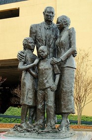 Differing perspective about Maya Angelou's quote for the monument demonstrates the continuing differences of perspectives regarding the historical memory of slavery.