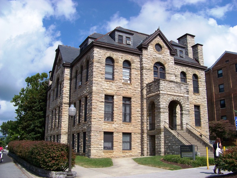 College of Liberal Arts & Human Sciences Building, when it was known as the Performing Arts Building. Photograph by Idawriter.