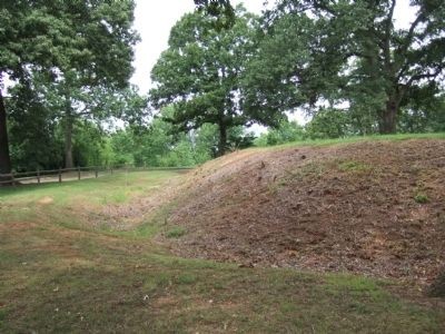Closeup of the fortifications.
