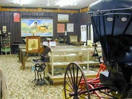 The museum includes exhibits related to transportation and the pioneer era. 