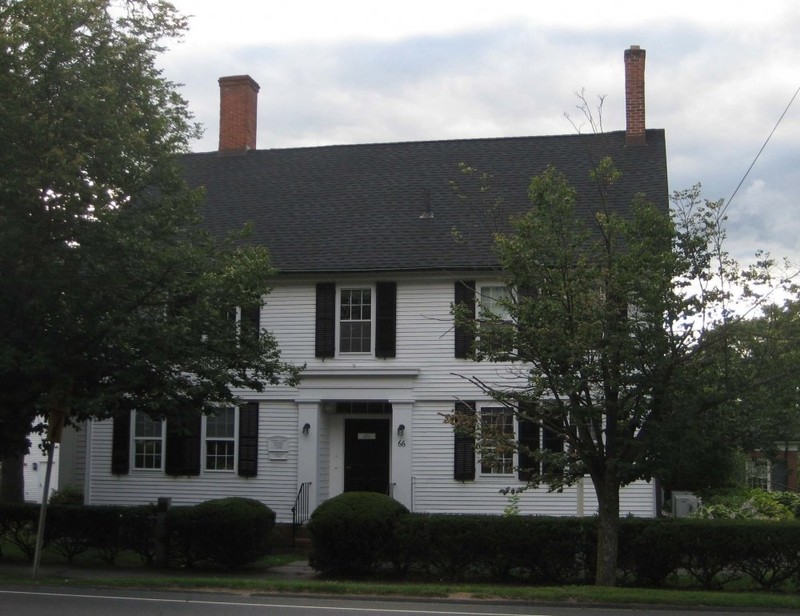 Home of Samuel Deming, who taught and housed the African refugees at his store.