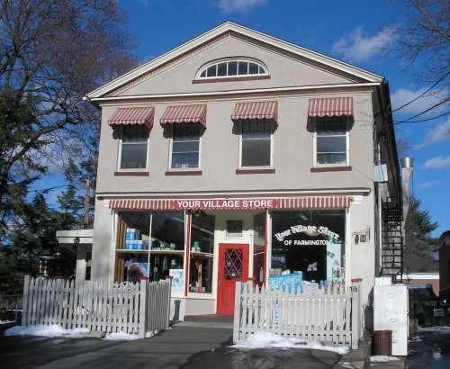 The Samuel Deming store where the Amistad rebels were taught in school and worked.