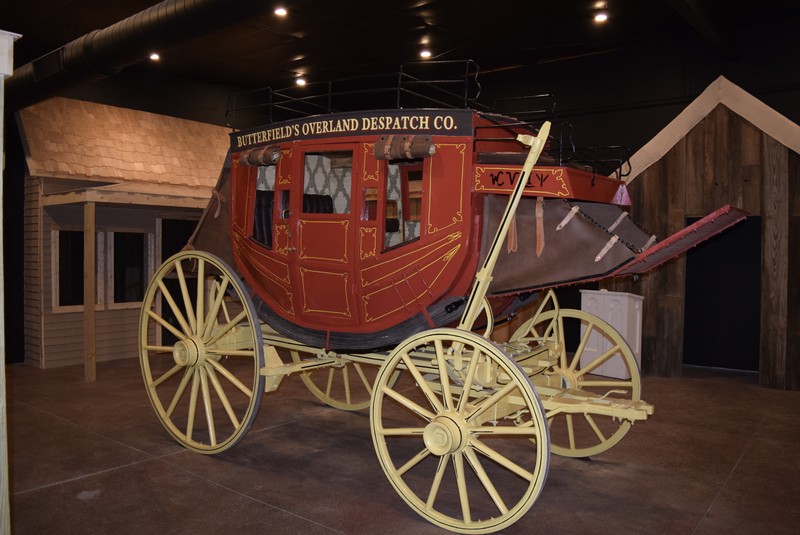 BOD Stage coach replica in the Fort Wallace Room