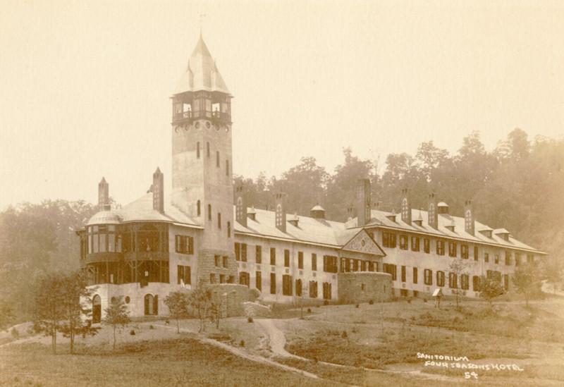 The Sanitarium as it looked during the days of the Four Seasons Hotel.