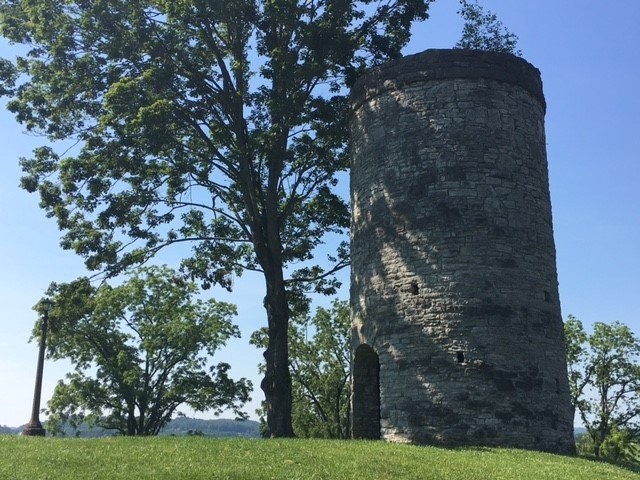 Today, only a remnant of the Conservatory Tower remains.