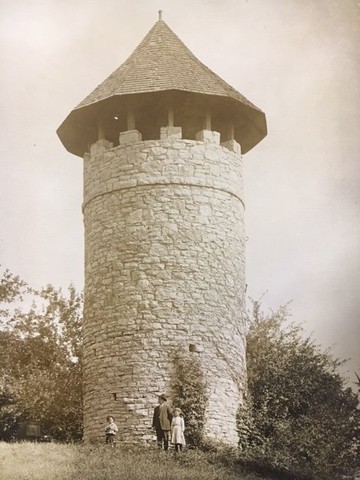 The Conservatory Tower as it looked at the turn of the 20th Century.