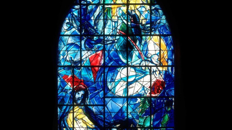 Chagall window dedicated to John D. Rockefeller Jr. 