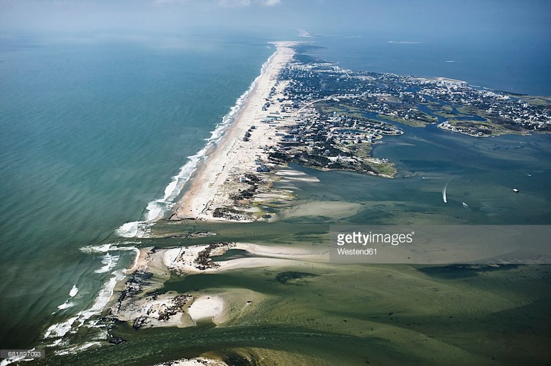 An image of Hatteras Inlet.